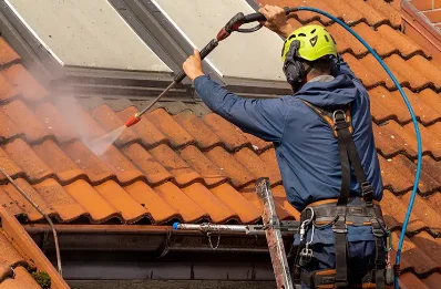 Démoussage et hydrofuge de toiture à Cailly